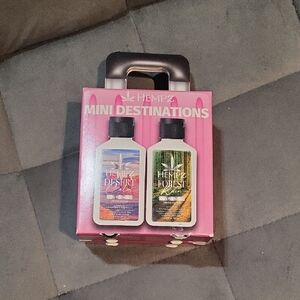 Hempz Mini Destinations Lotion Set - Pink and Green